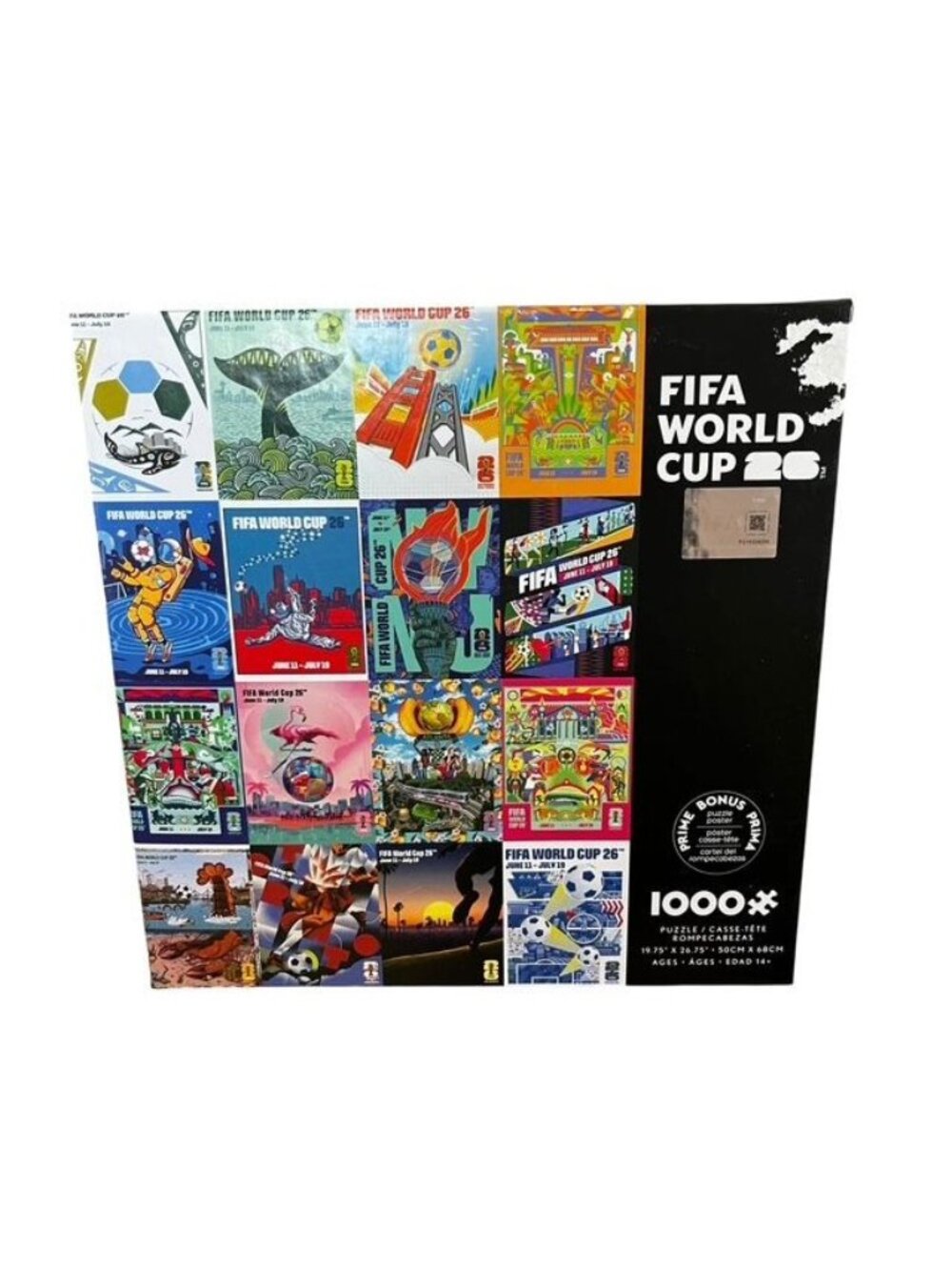 Official FIFA World Cup 2026 Host City Banners Jigsaw Puzzle 1000 Pieces